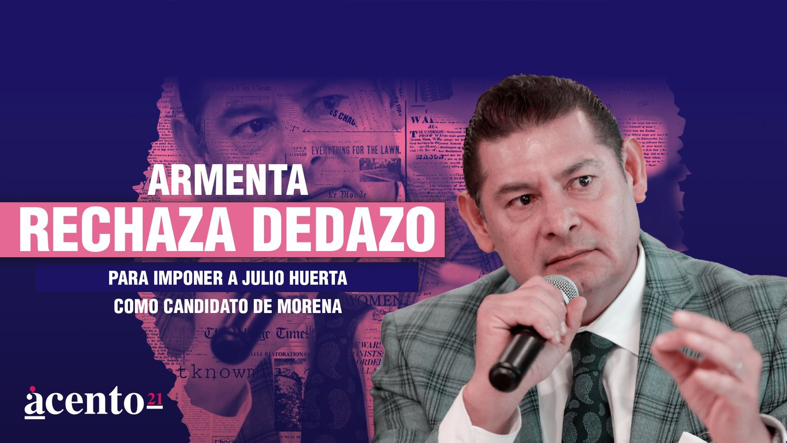 Armenta rechaza “dedazo” del Consejo Estatal para imponer a Julio Huerta como candidato de Morena.