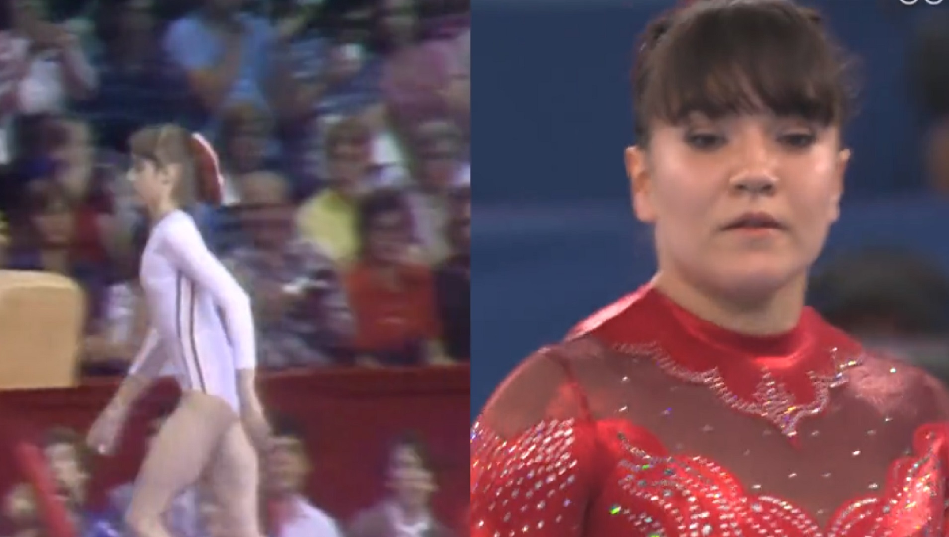 Alexa Moreno y Nadi Comaneci