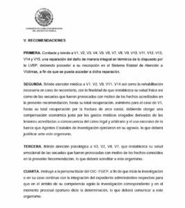 Recomendación de Derechos Humanos