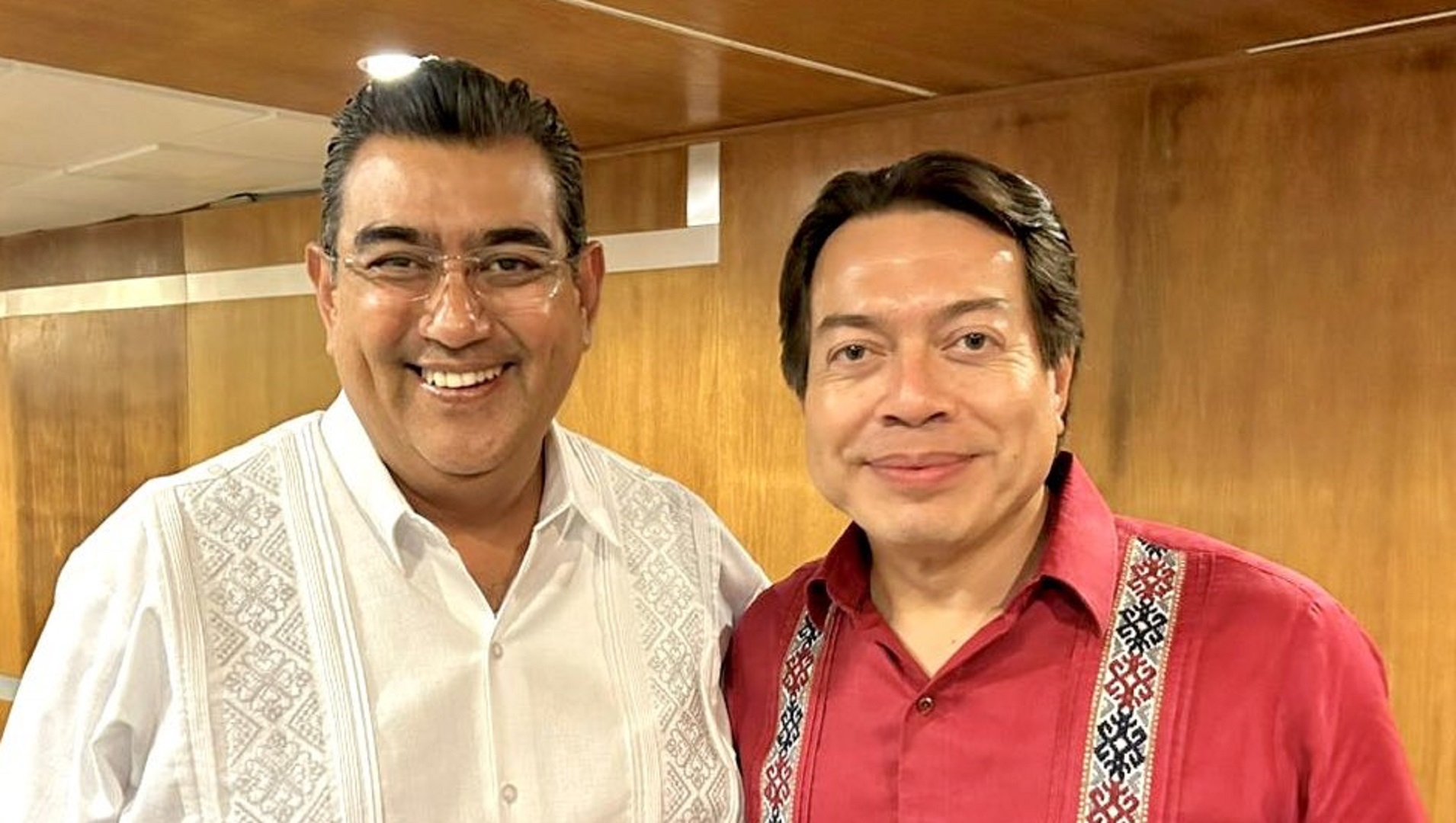 Sergio Salomón y Mario Delgado