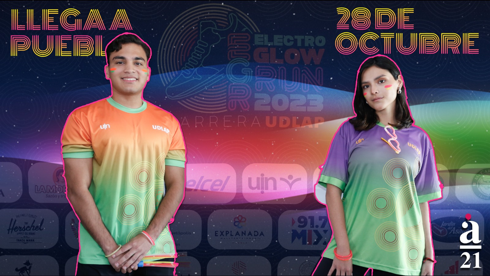 El próximo 28 de octubre se realizará la Carrera Electro Glow Run por parte de la UDLAP