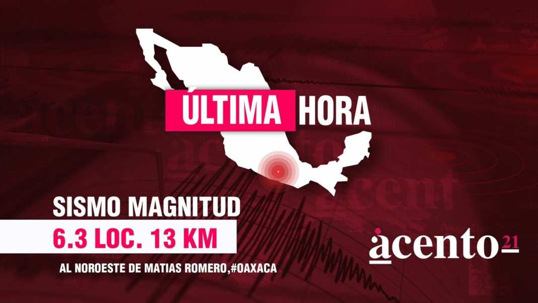 Se registra un temblor hoy por la noche en Puebla; epicentro fue en Oaxaca.