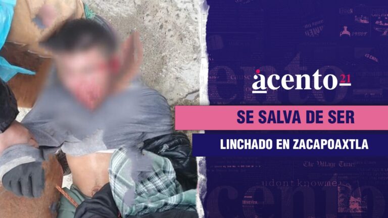 Se salva de ser linchado en Zacapoaxtla