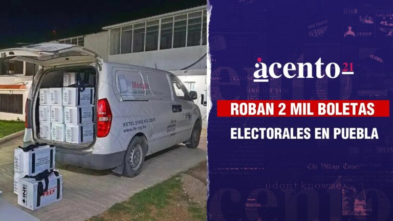 Roban más de 2 mil boletas electorales