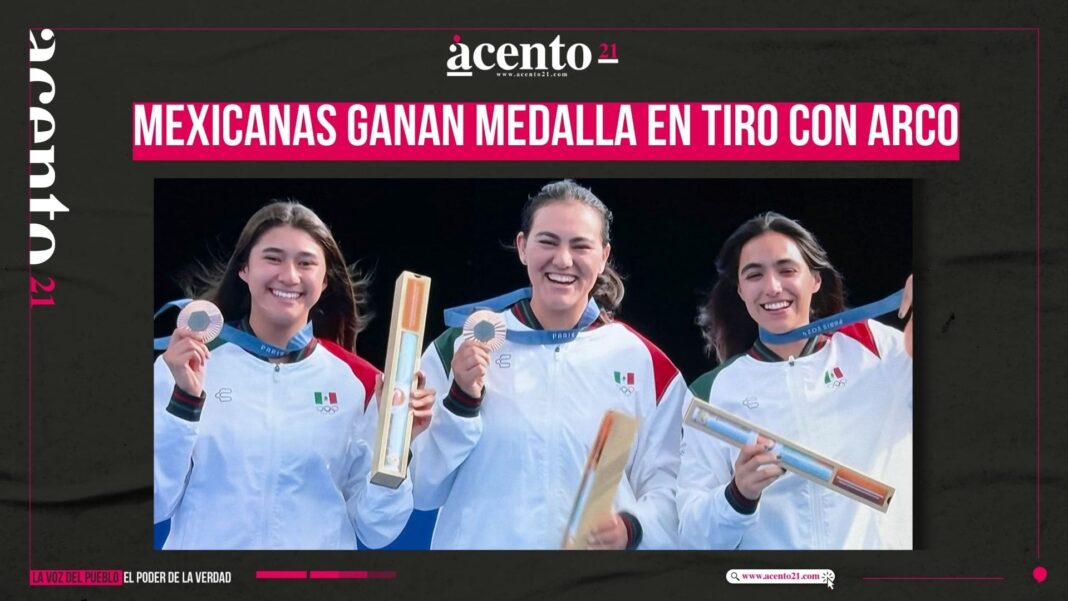 Mexicanas ganan medalla en parís 2024