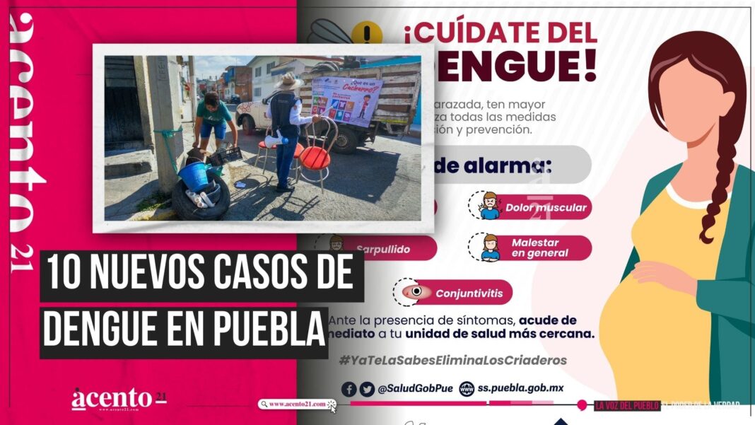 Casos de dengue en Puebla