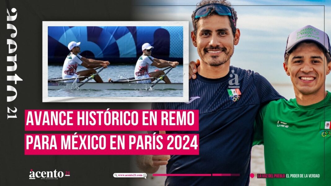 Mexicanos Miguel Carballo y Alexis López avanzan a Semifinales en Remo