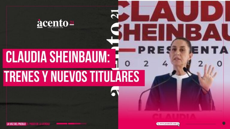 Sheinbaum ampliará proyectos de trenes