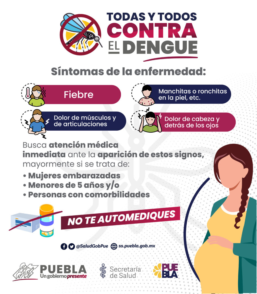 Campaña Dengue de la Secretaría de salud 