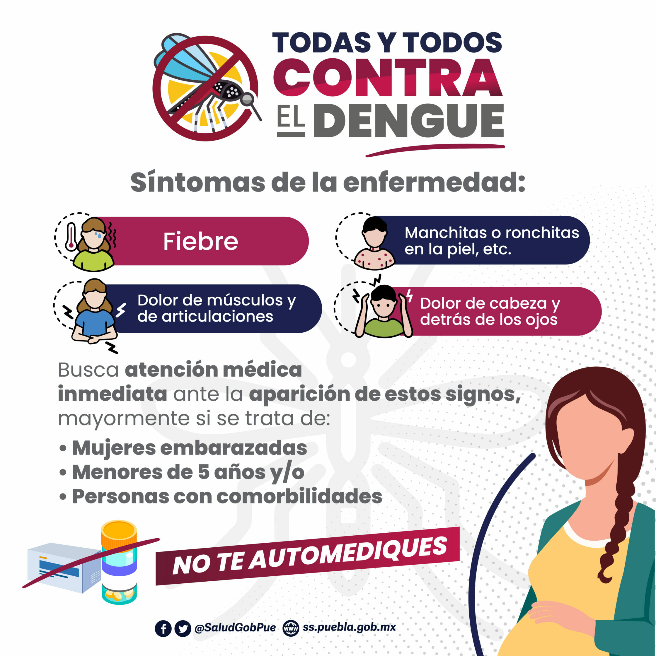 Reporta Salud 32 nuevas hospitalizaciones por dengue