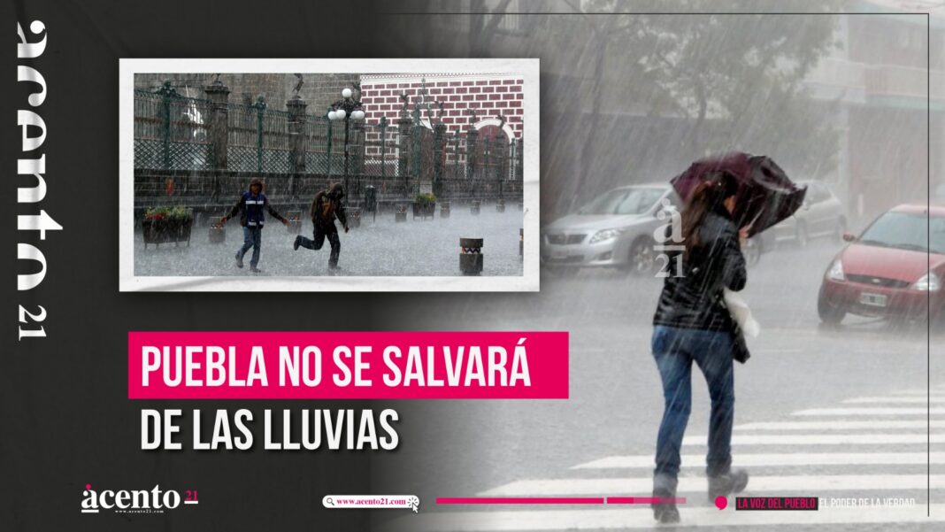 Lluvias en Puebla