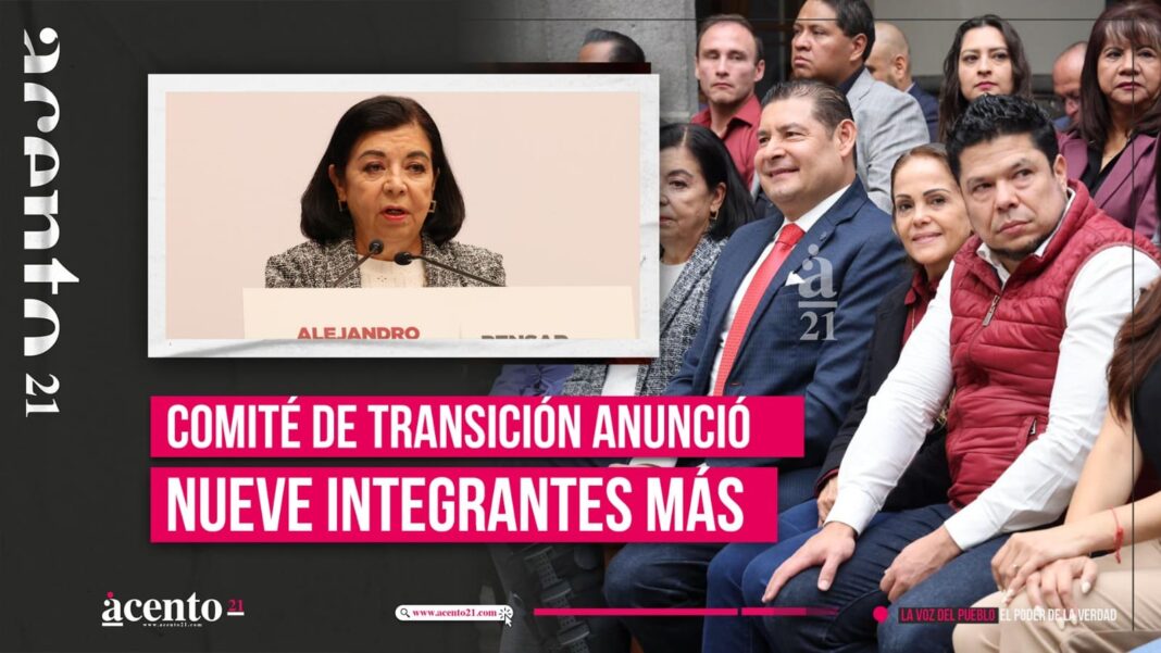 Nuevos Integrantes de transición en Puebla