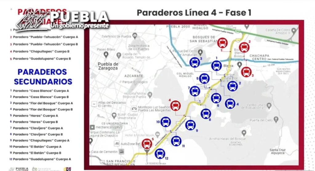 Alimentadoras de línea 4 de Ruta