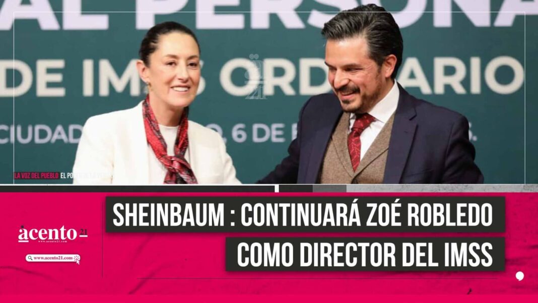 Claudia Sheinbaum y Zoé Robledo