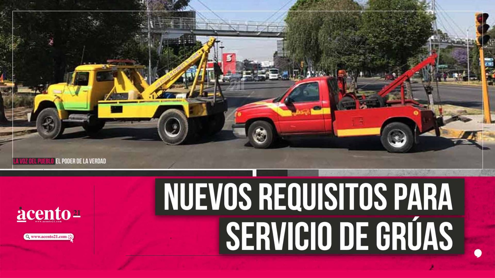 requisitos para los dueños de grúas deberán cumplir en Puebla para dar servicio.