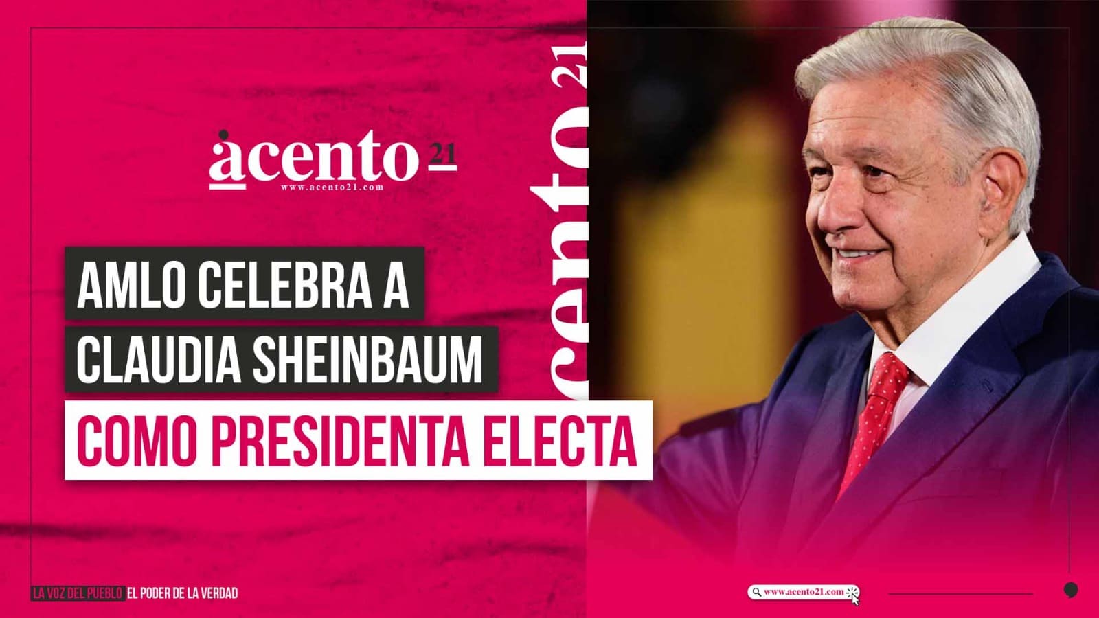 AMLO celebra declaratoria de Claudia Sheinbaum como presidenta electa de México