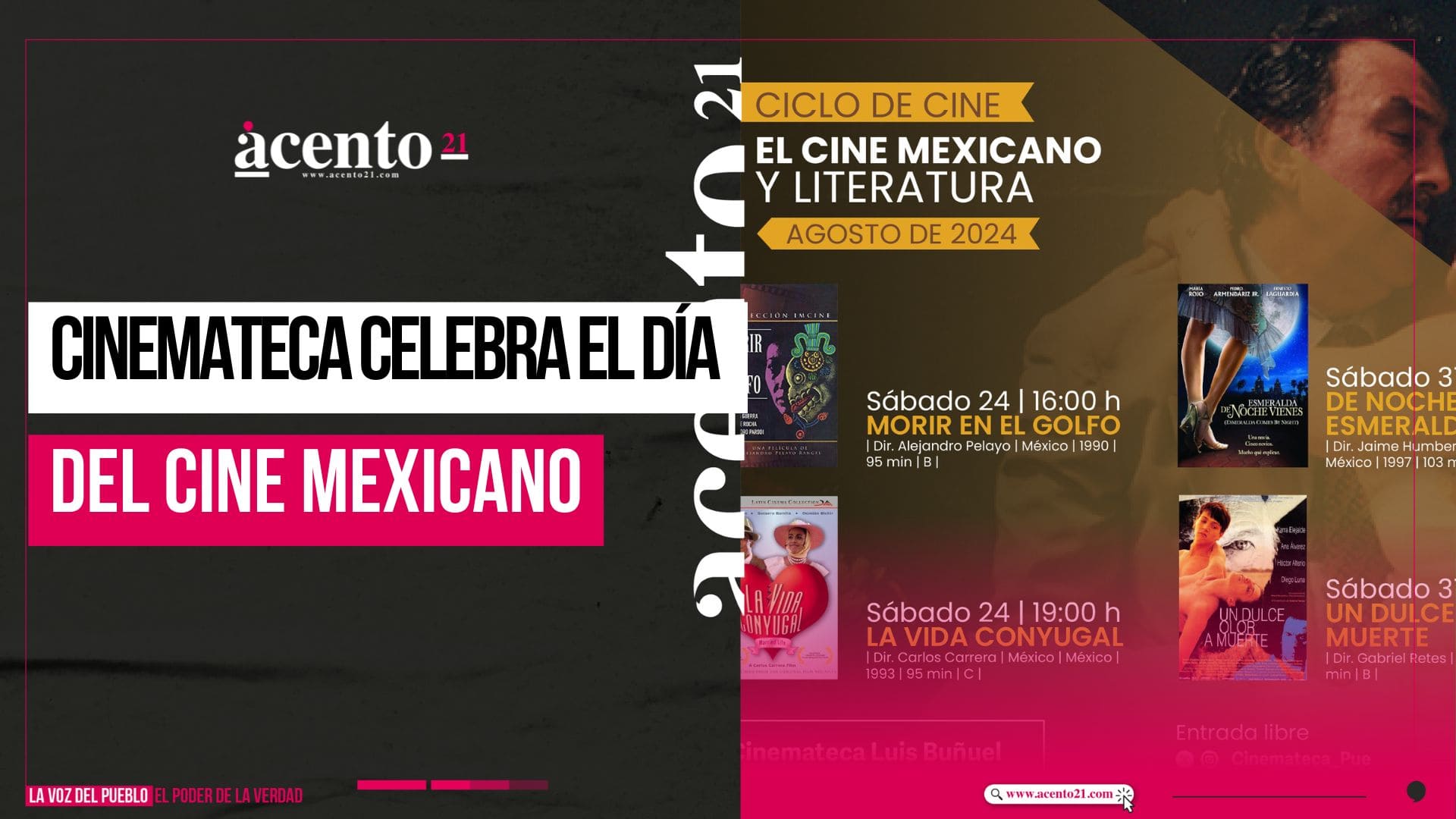 Cinemateca “Luis Buñuel” celebra el Día del Cine Mexicano con ciclos gratuitos