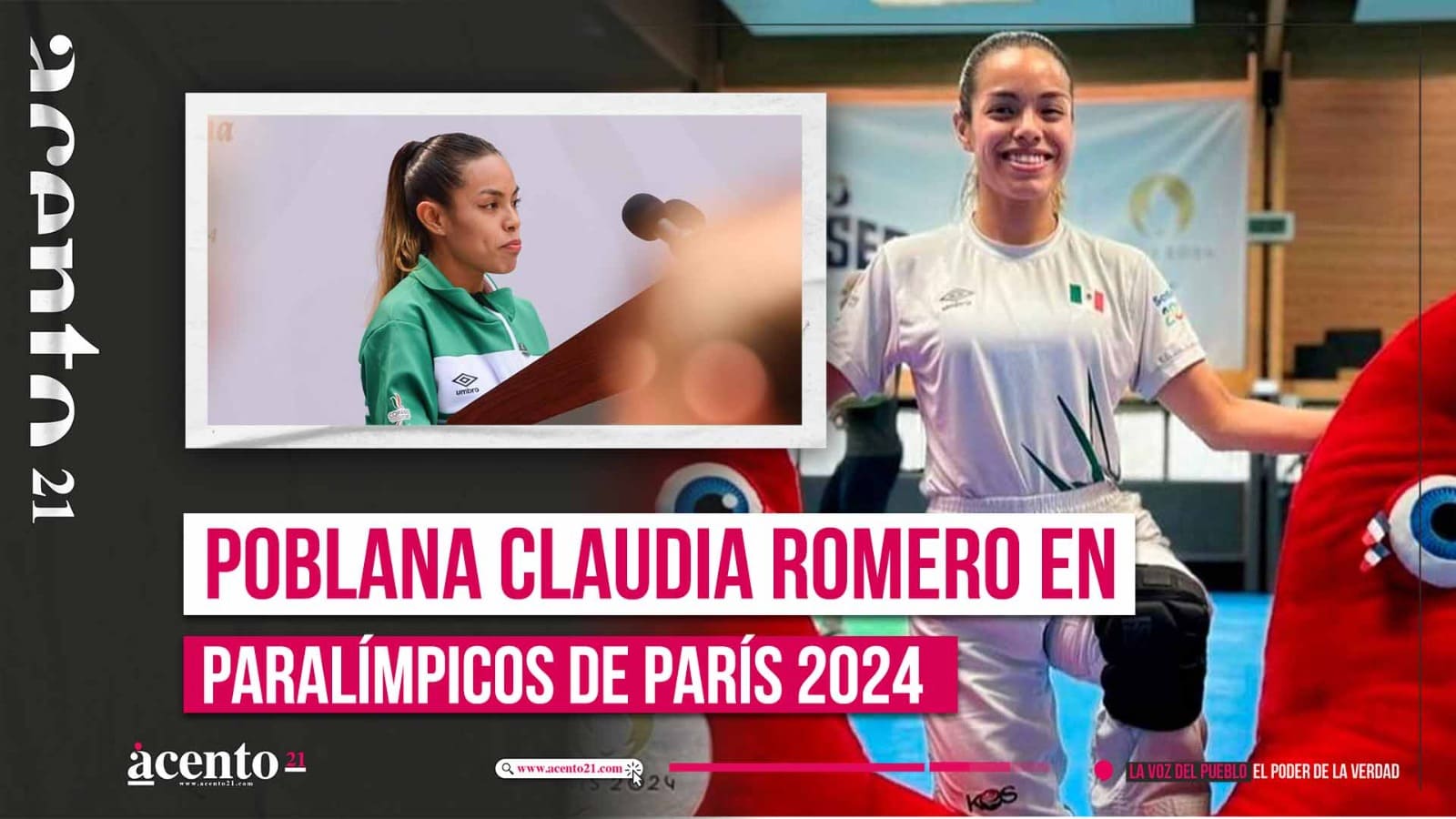 Claudia Romero Taekwondoísta poblana rumbo a París