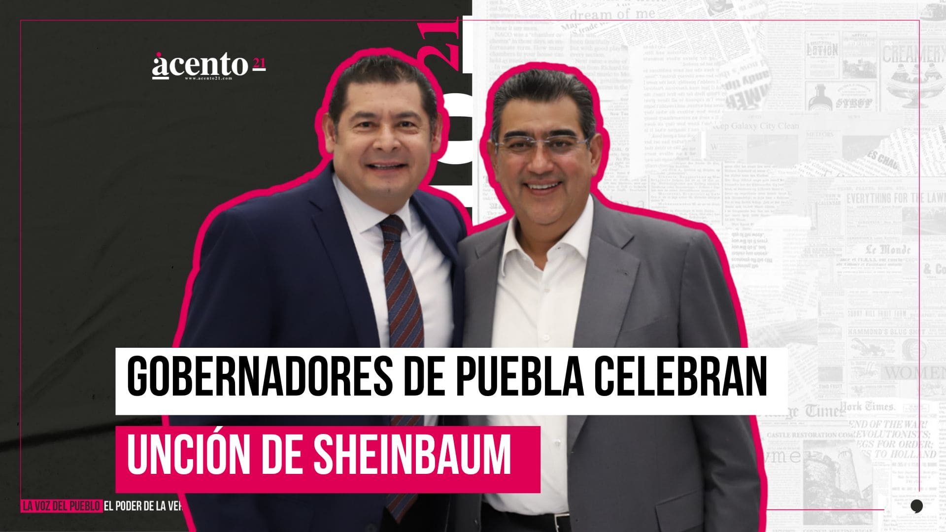 Gobernadores de Puebla celebran unción de Sheinbaum