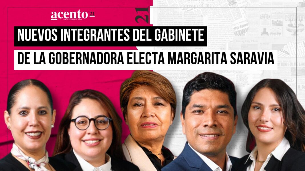 Margarita González Saravia nombra a cinco secretarios para su gabinete en Morelos