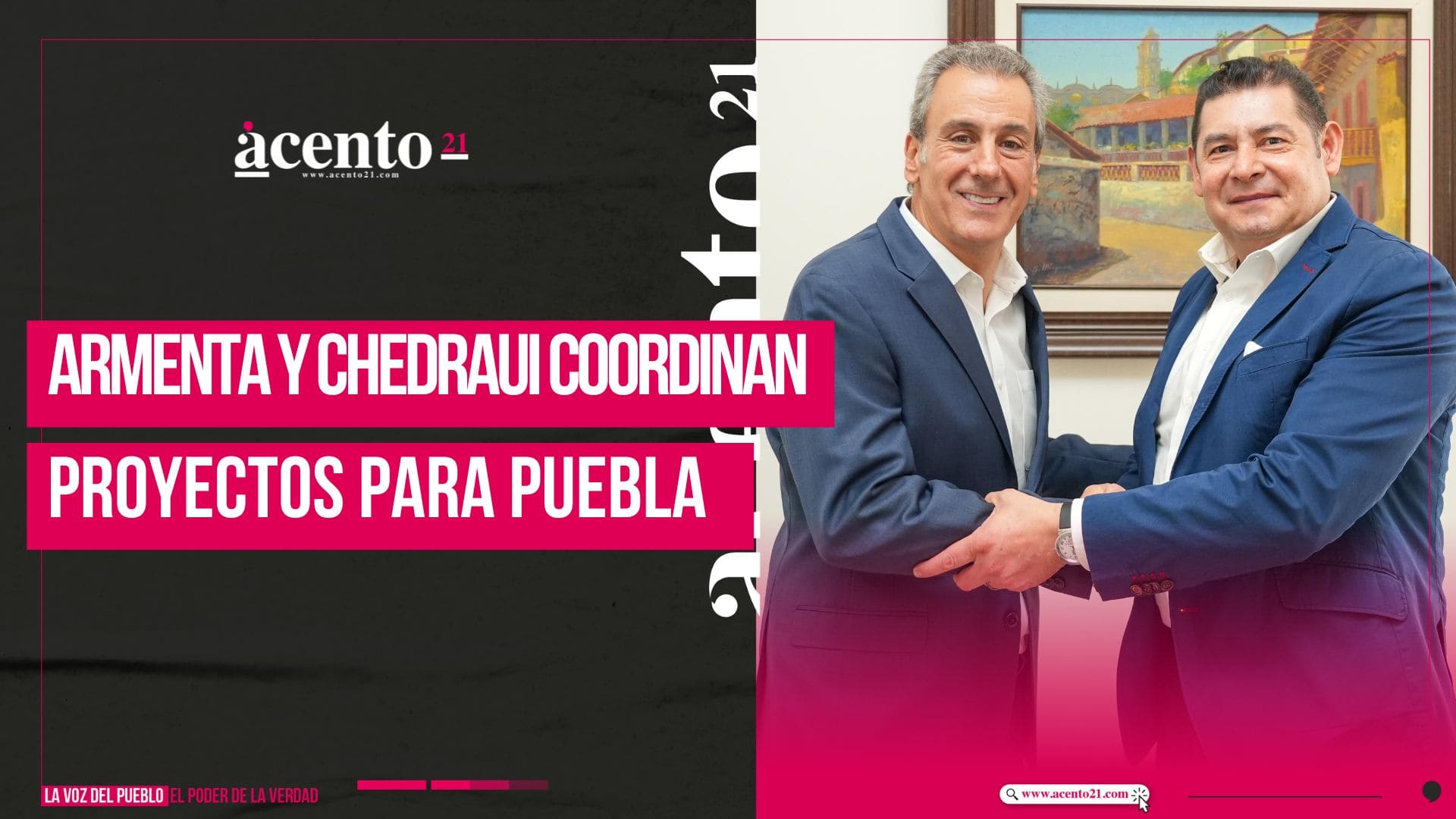 Armenta y Chedraui coordinan proyectos para Puebla