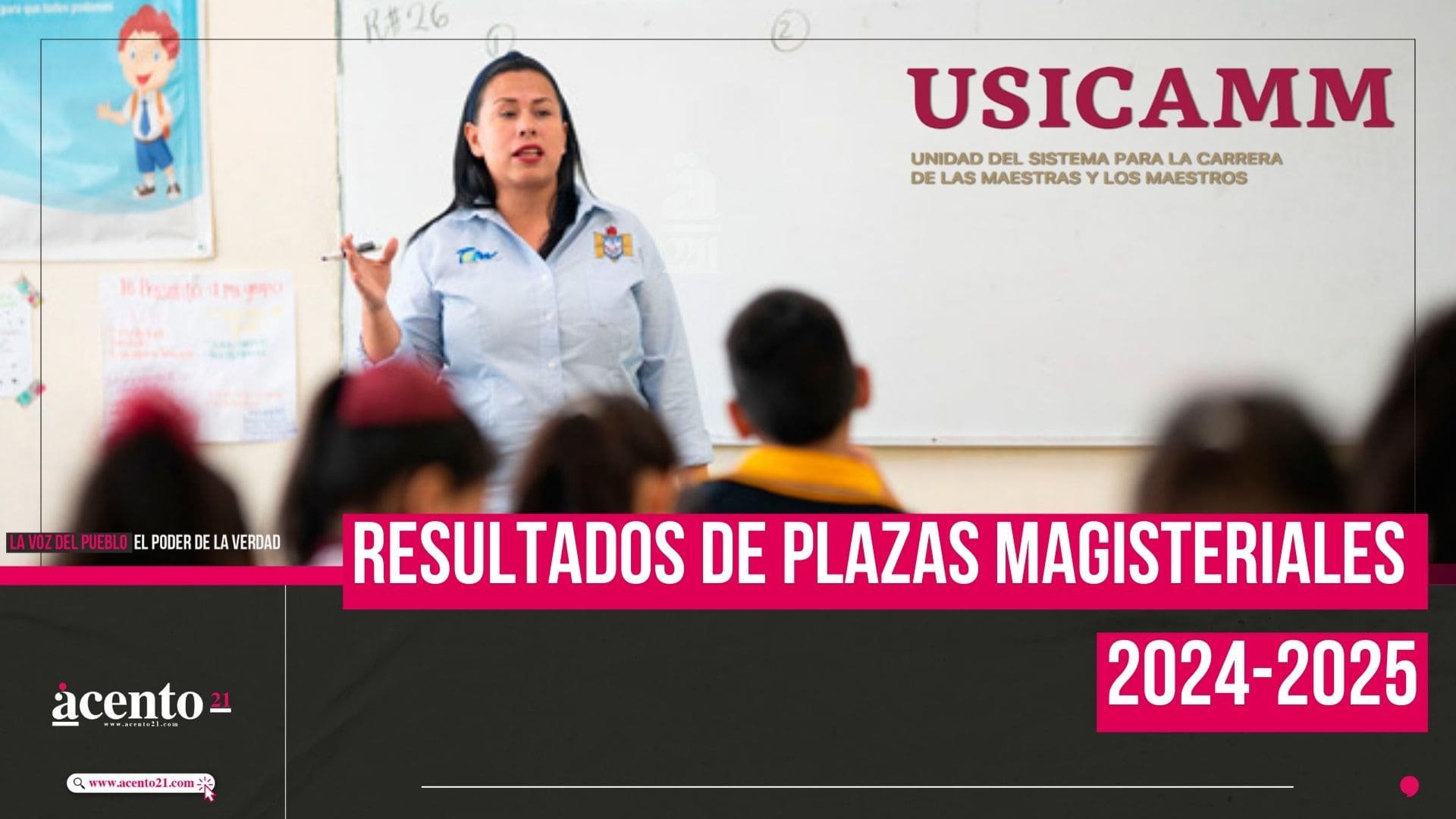 Resultados de plazas magisteriales 2024-2025