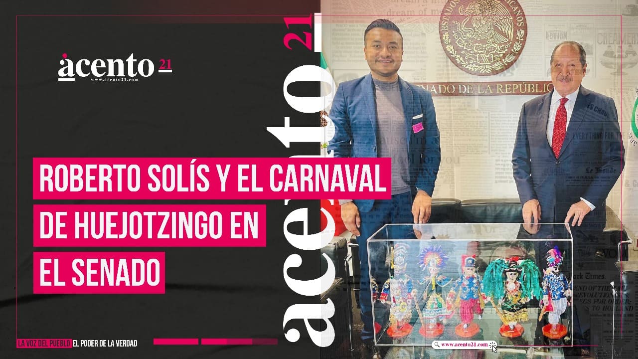 Roberto Solís destaca el Carnaval de Huejotzingo en el Senado