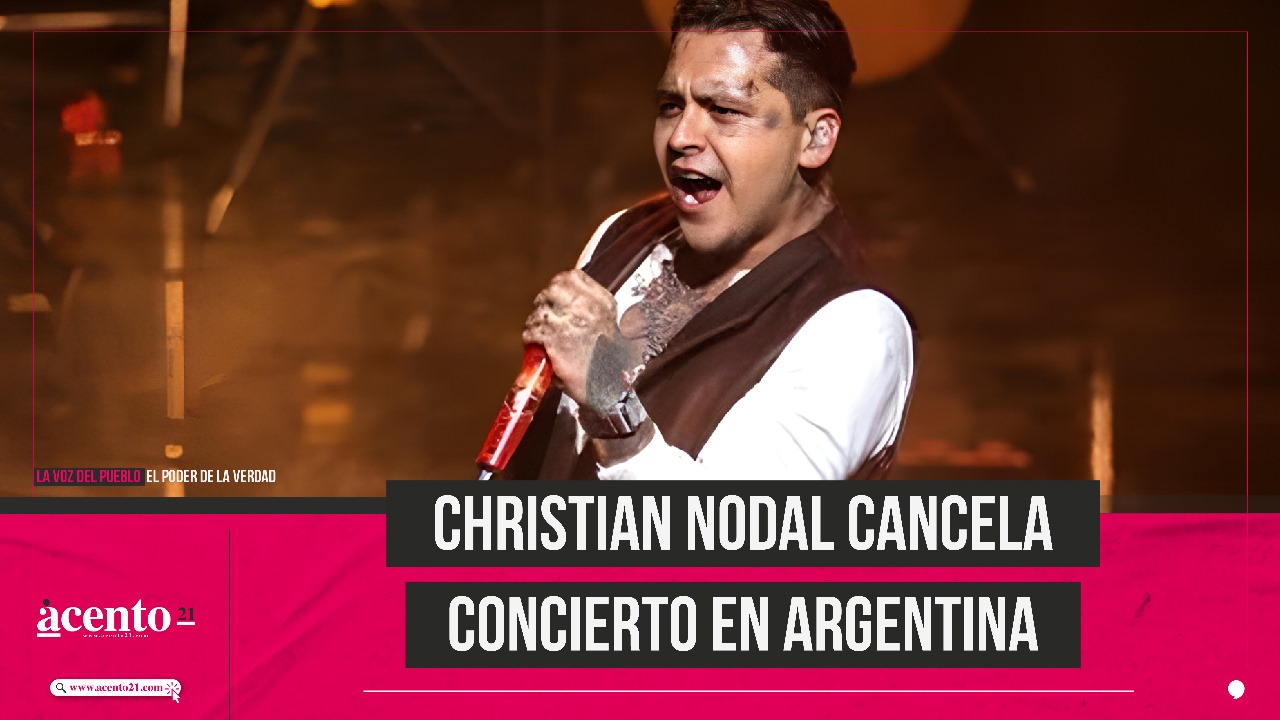 Nodal cancela su concierto en Argentina