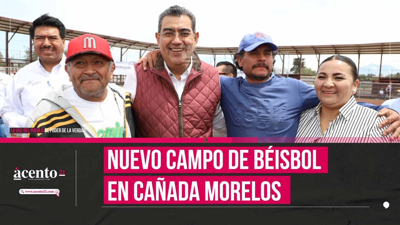 Con entrega de campo de béisbol, gobierno de Sergio Salomón impulsa la recreación ciudadana