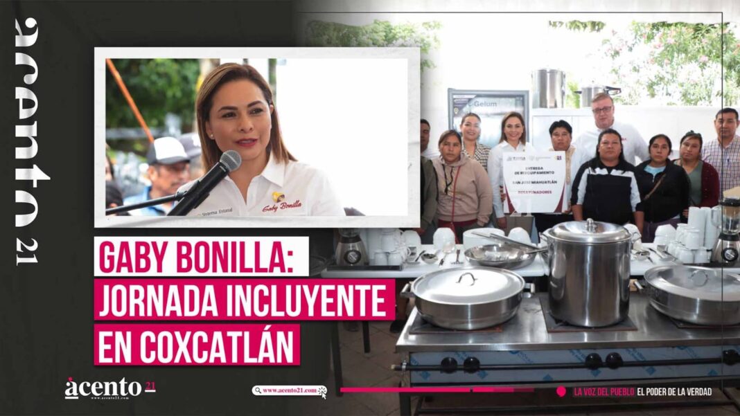 Encabeza Gaby Bonilla Jornada Incluyente en Coxcatlán