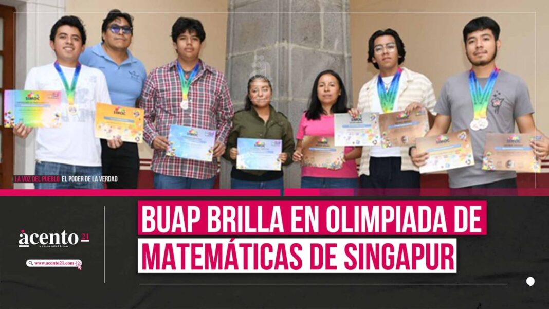 Estudiantes de la BUAP Triunfan en la Olimpiada Internacional de Matemáticas de Singapur