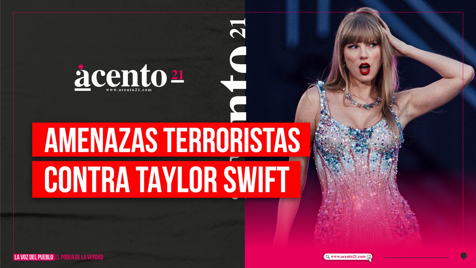 Taylor Swift sufre amenazas terroristas