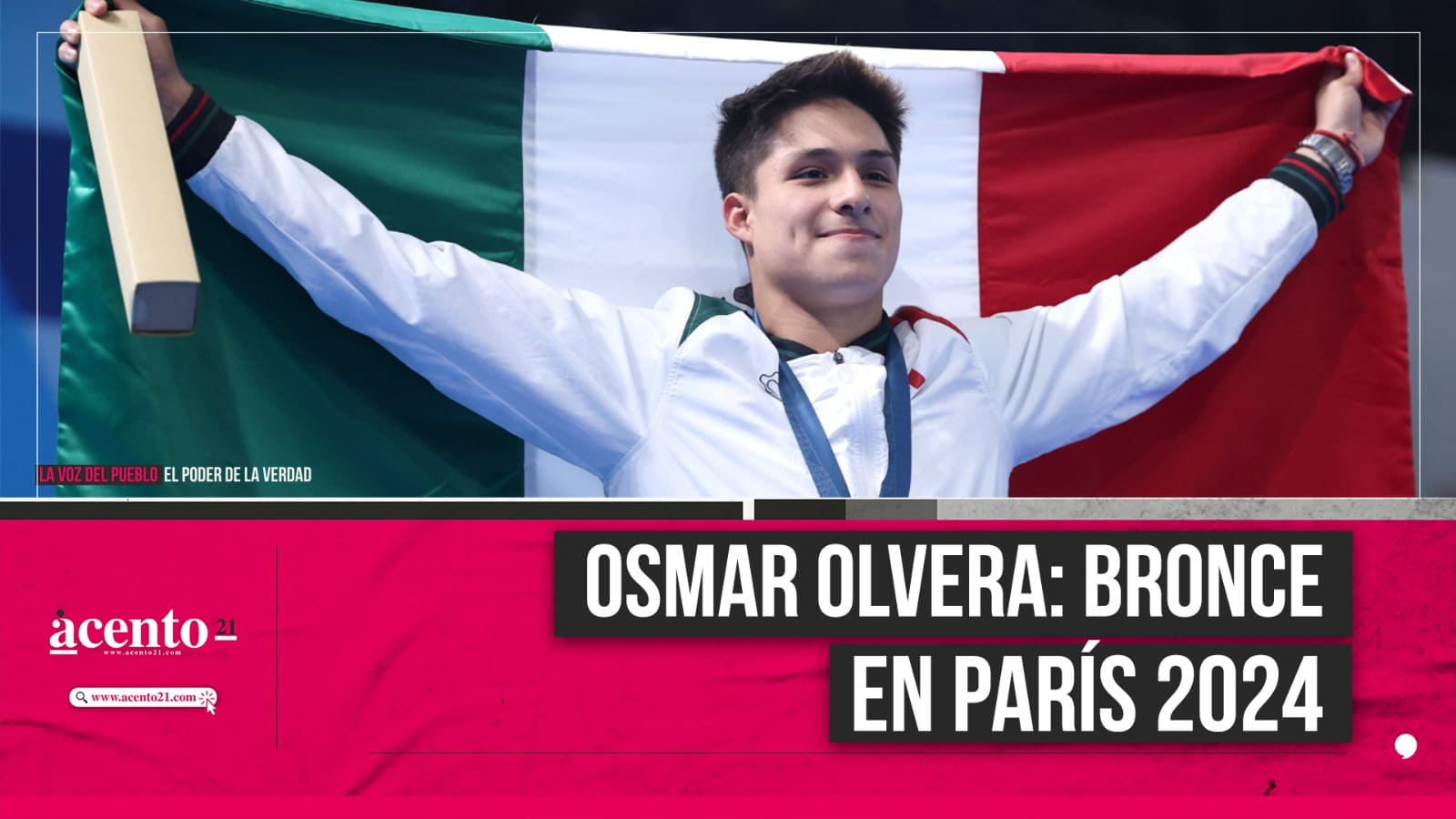 Osmar Olvera gana bronce en plataforma de tres metros en París 2024