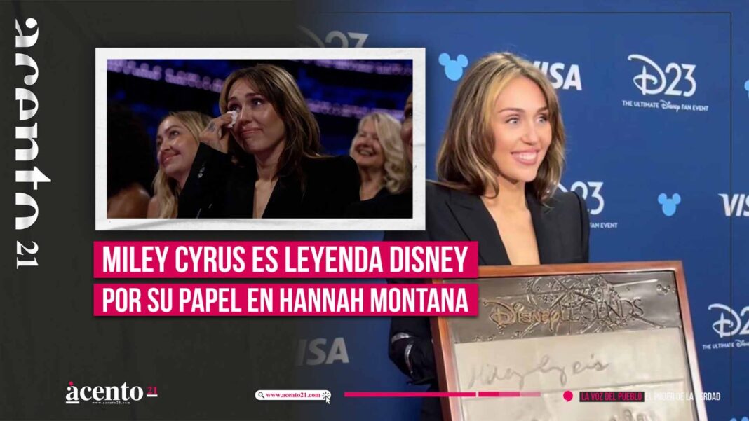 Miley Cyrus es leyenda Disney