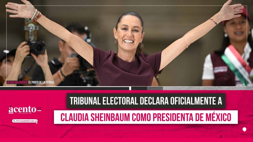 Claudia Sheinbaum es declarada presidenta electa de México