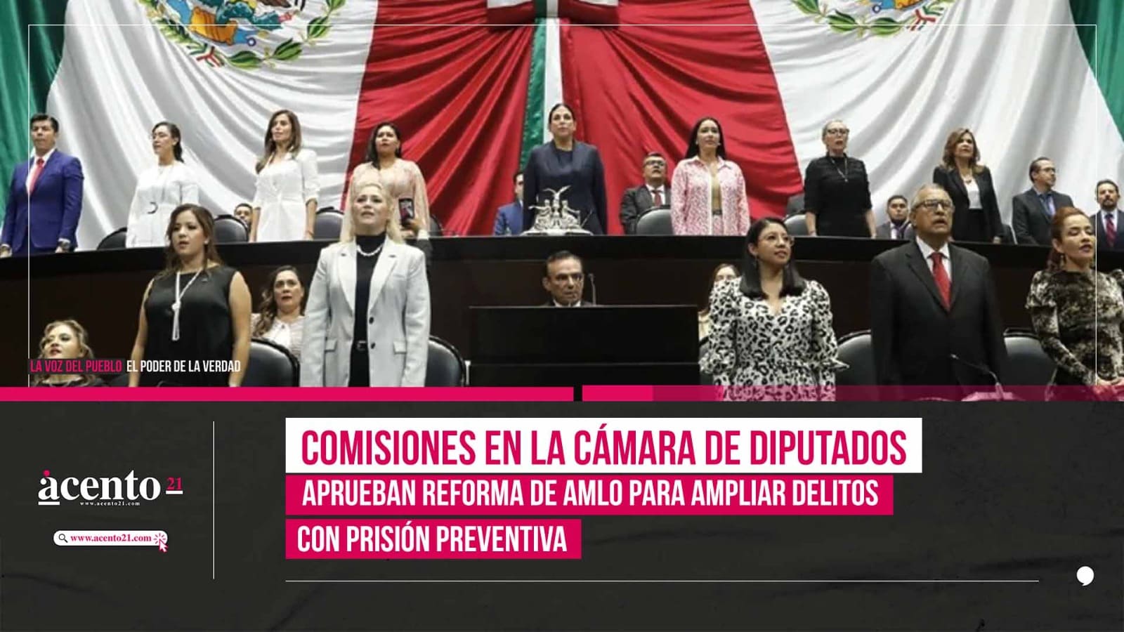 Comisiones de la Cámara de Diputados aprueban reforma de AMLO para ampliar delitos con prisión preventiva