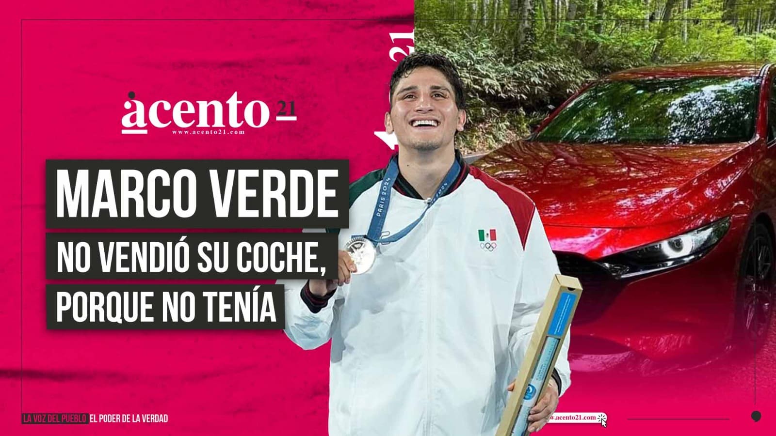 Marco Verde desmiente rumores sobre la venta de un automóvil para financiar su viaje a París 2024