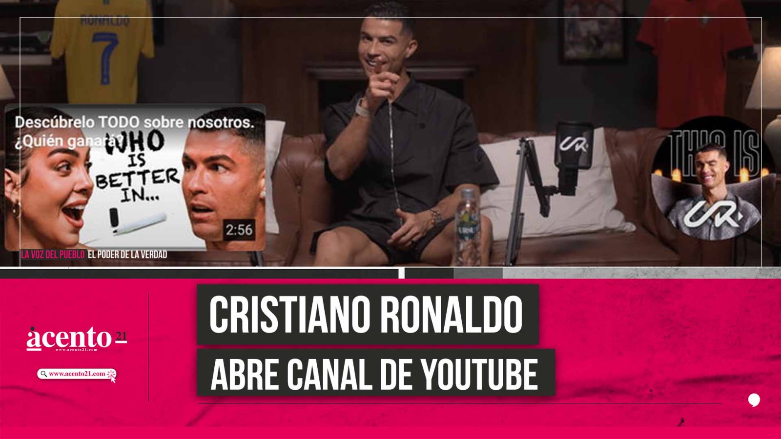 Cristiano Ronaldo abre canal de YouTube