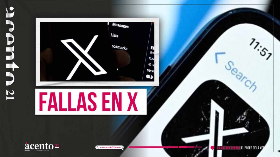 Miles de usuarios reportan fallas en X, antes Twitter