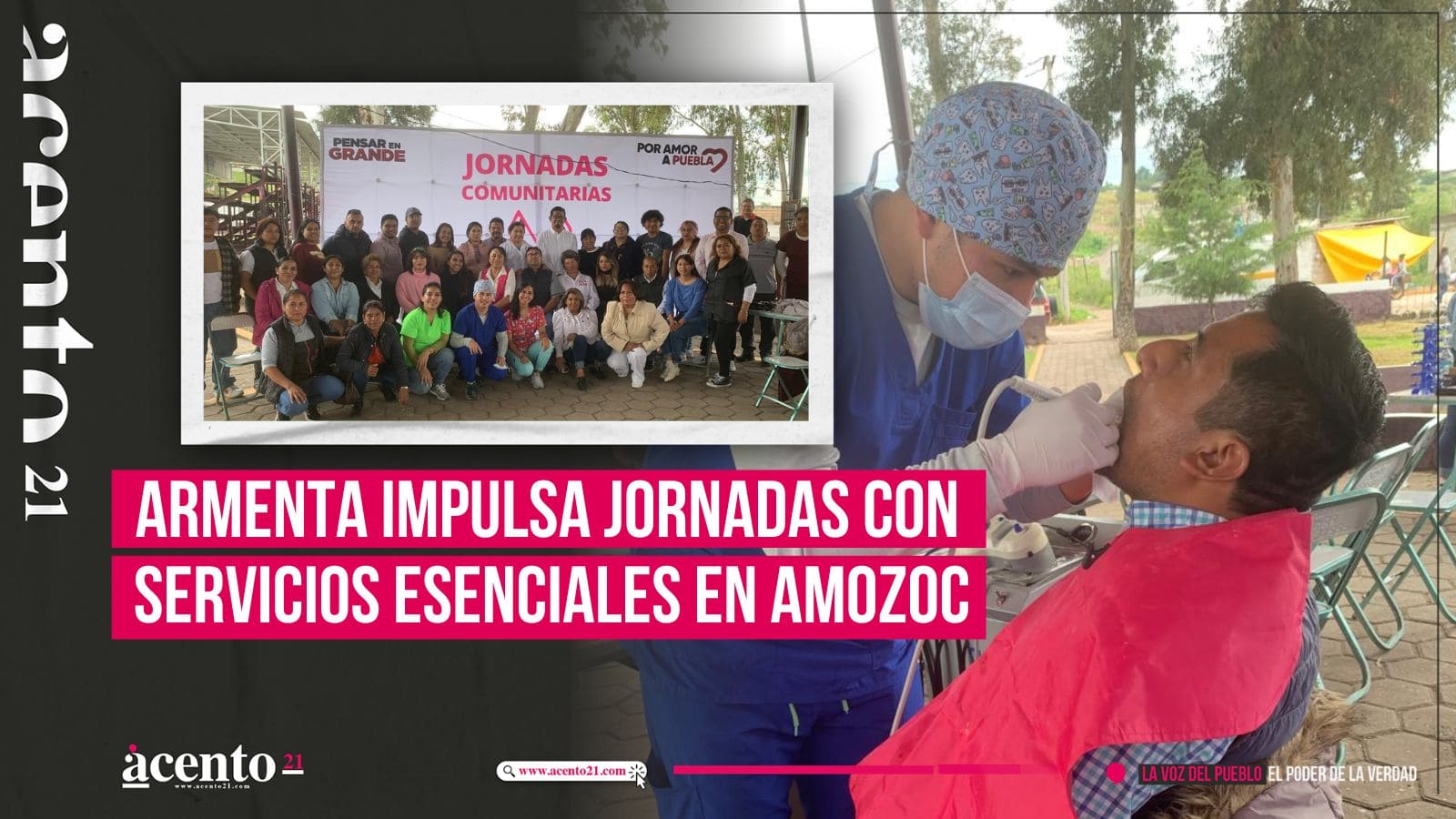 Alejandro Armenta impulsa jornadas comunitarias en Amozoc y acerca servicios esenciales a poblanos