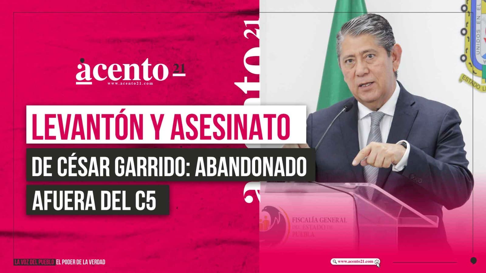 Así fue el levantón, asesinato y abandono de Cesar Garrido afuera del C5 por un grupo armado