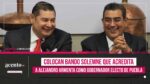 Colocan Bando Solemne que acredita a Alejandro Armenta