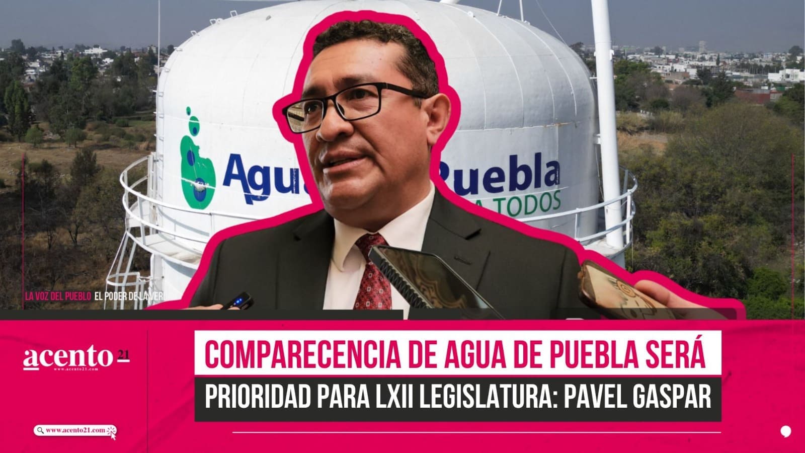 Comparecencia de Agua de Puebla será prioridad para LXII Legislatura Pavel Gaspar