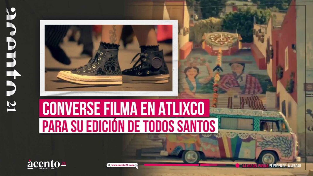 Converse graba promocional en Atlixco para edición de Todos Santos