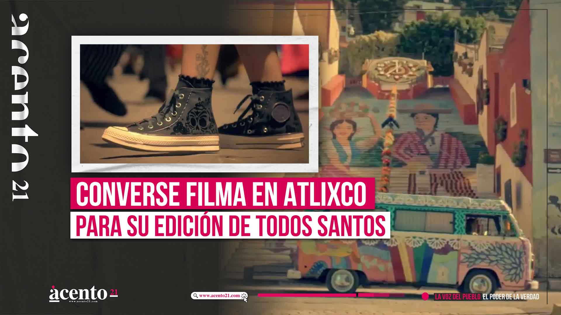 Converse graba promocional en Atlixco para edición de Todos Santos