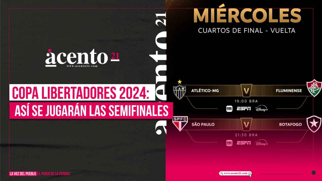 Copa Libertadores 2024: Así se jugarán las Semifinales