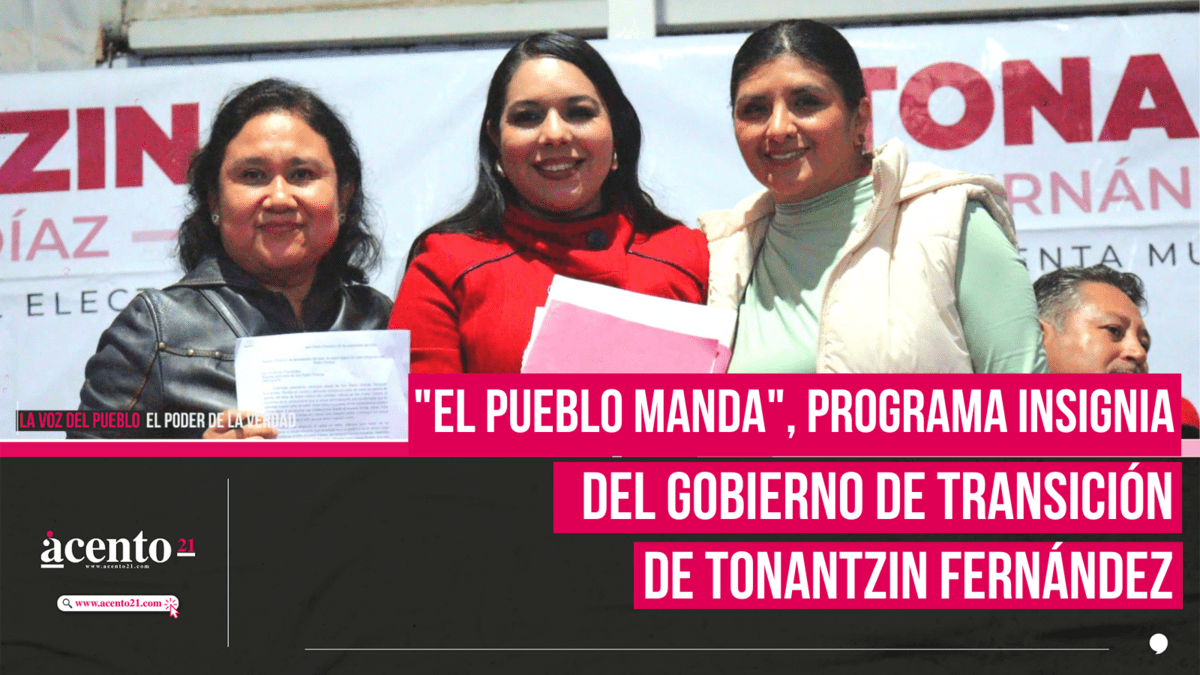 "El Pueblo Manda", programa insignia del gobierno de transición de Tonantzin Fernández