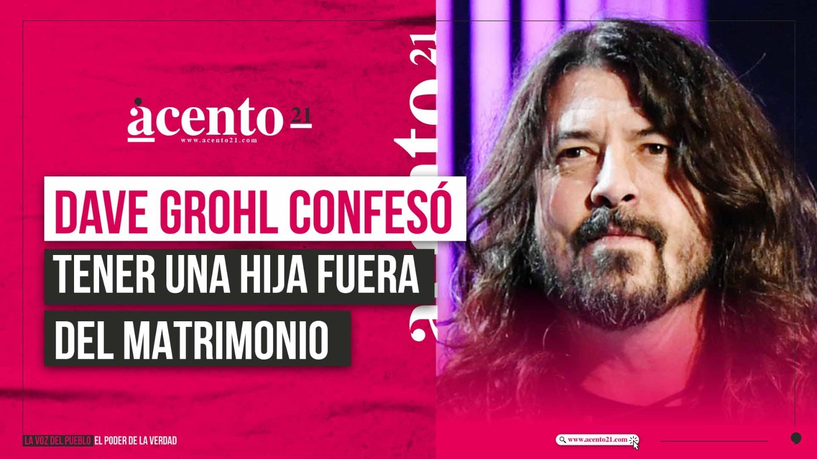 Dave Grohl confeso tener una hija