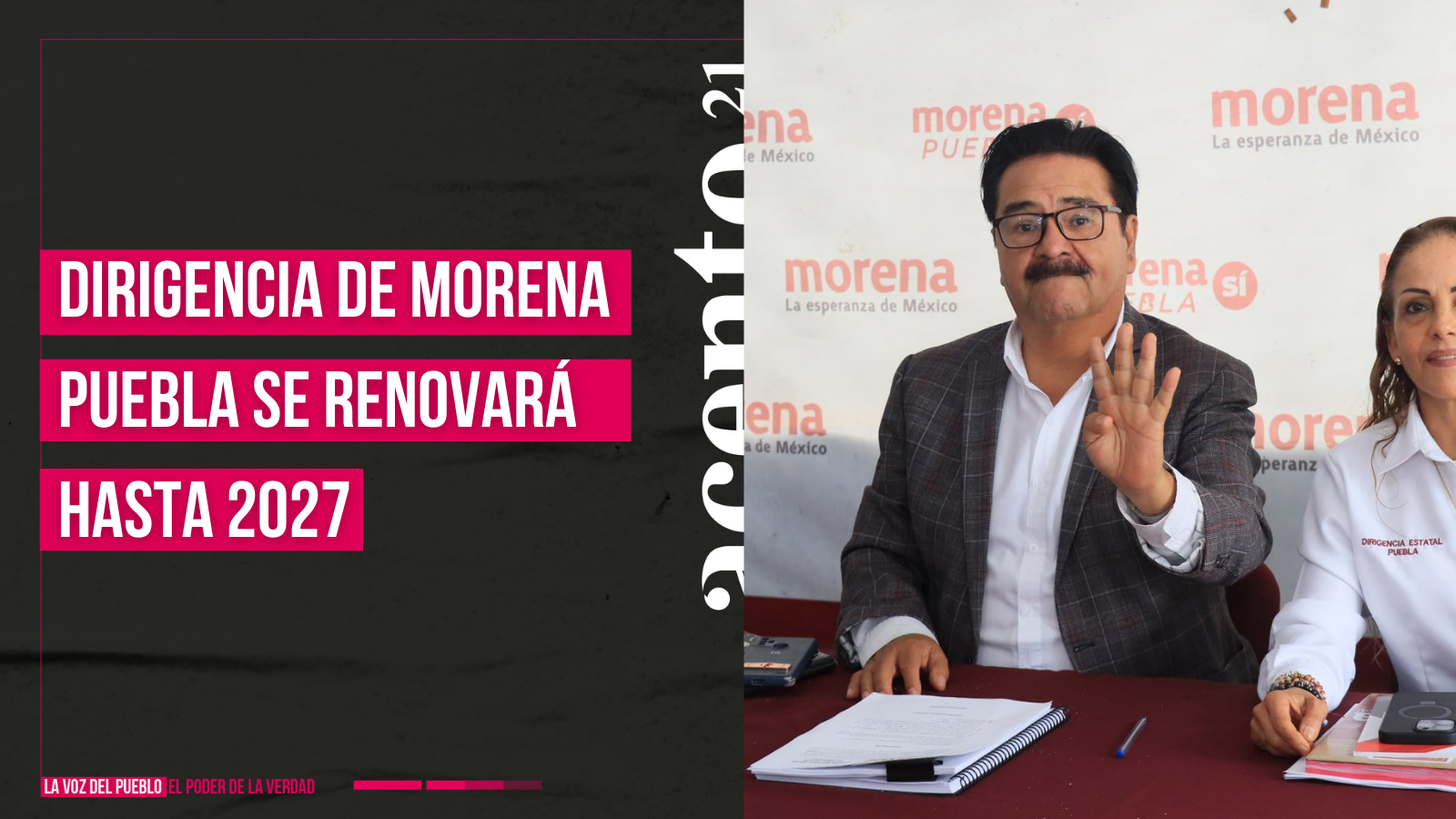 Dirigencia de Morena Puebla se renovará hasta 2027