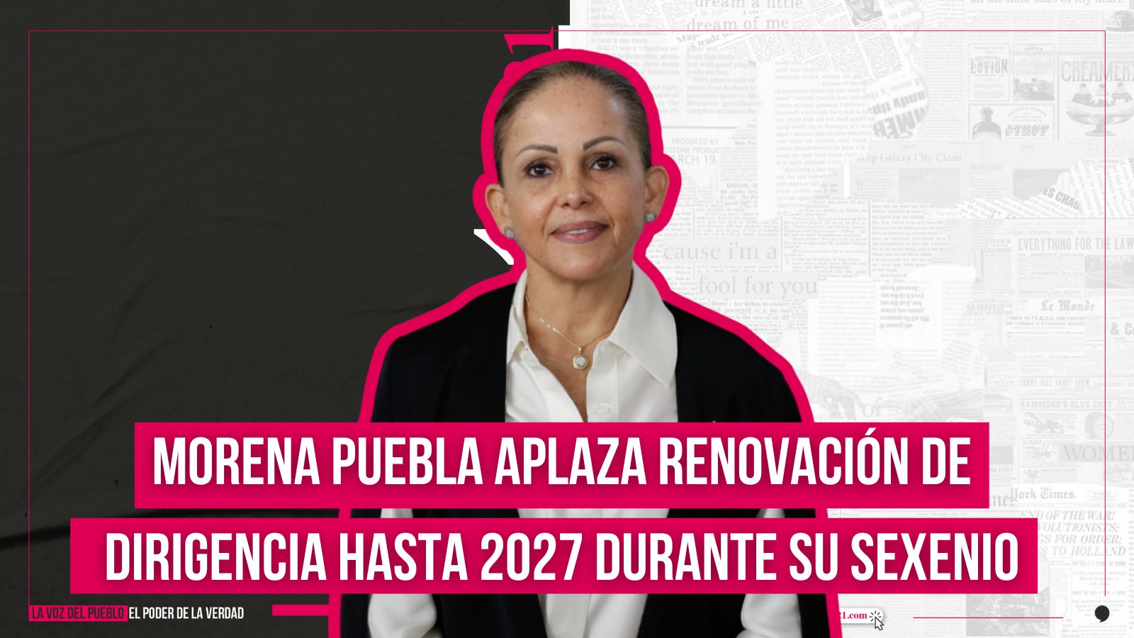 Dirigencia de Morena Puebla se renovará hasta 2027 Olga Lucía Romero